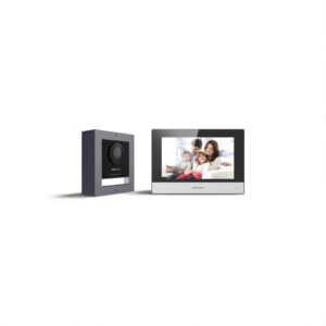 Hikvision DS-KIS602(B) Modular IP Video Intercom Kit with 7" Touchscreen