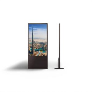 Free Standing Advertising Kiosk 65 Inch