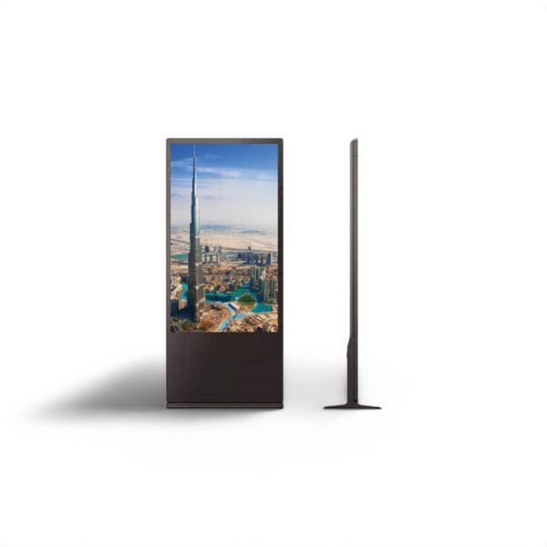 Free Standing Advertising Kiosk 65 Inch