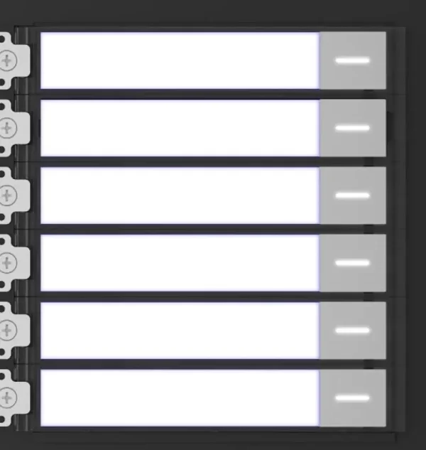 Hikvision DS-KD-KK Name Tag Module for Modular Video Intercom Door Station