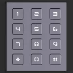 Hikvision DS-KD-KP Keypad Module