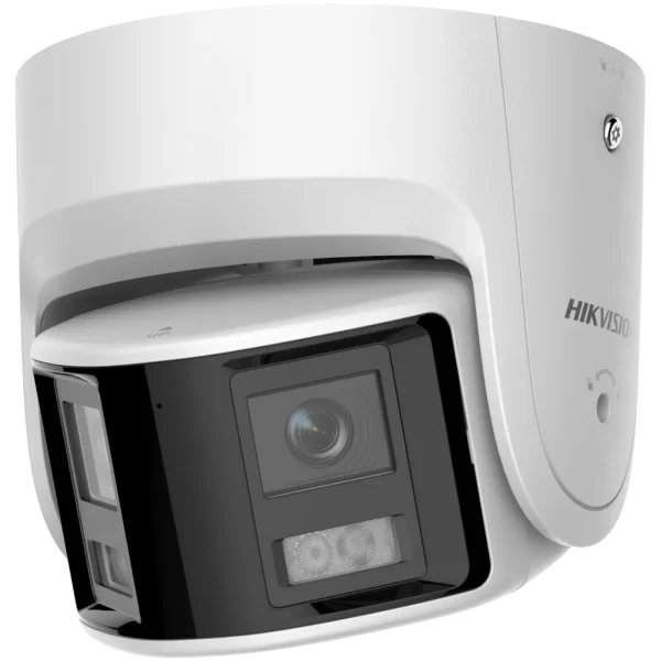 Hikvision DS-2CD2367G2P-LSU/SL Pro Series ColorVu 6MP Panoramic Turret IP Camera, 2.8mm Fixed Focal