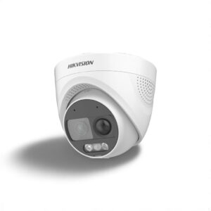 Hikvision DS-2CE72DF3T-PIRXOS IOT Series ColorVu 2MP HDoC Turret Camera, 2.8mm Fixed Lens, White