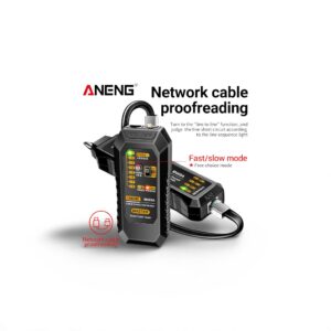 ANENG M469A Network Cable Tracker RJ45 RJ11 Networking Analyzer Multi LAN Cable Tester Finder with Flashlight for Network Repair
