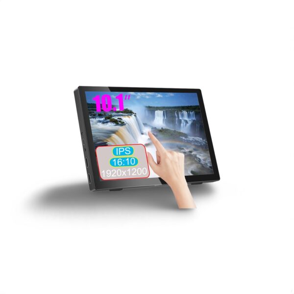 10.1 Inch Protable Monitor 1920x1200 16:10 IPS Panel Touchscreen Computer Monitor With Type-C Support Laptop Xbox PS5 Display