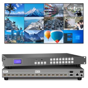 8x8 HDMI Matrix switcher 1080P@120Hz, 8-in 8-Out HDMI Matrix Switch Supports EDID Management—HDCP decoding—Web control—RS232—IR