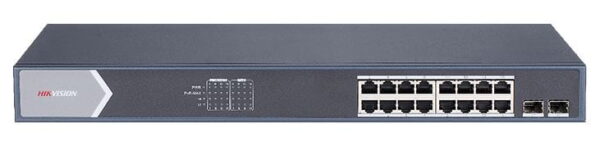 HIKVISION SMART SWITCH 16 GIGABIT POE + 2 GIGABIT PORTS