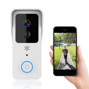 Tuya Smart Home Visual Doorbell 2.4GHz / 5G Dual WiFi Outdoor Doorbell Waterproof AC / Wireless PIR Intercom Night Vision