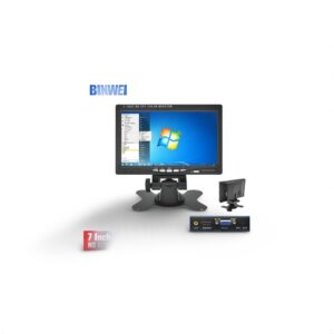 BINWEI 7 Inch Car HDMI Monitor with VGA for TV Computer LCD Color Screen for PC Backup Camera Display Home Security System