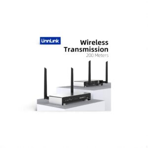 Unnlink Wireless HDMI Extender Kit 4K 1080P 200m HDMI Video Transmitter and Receiver for DSLR Camera Projector Laptop Church