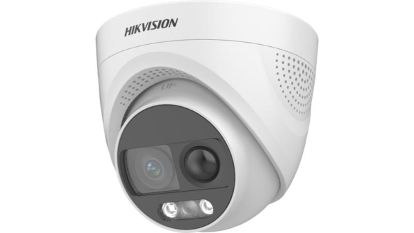 HIKVISION DS-2CE72KF3T-PIRXO (2.8MM) 3K fixed lens ColorVu PIR siren turret camera