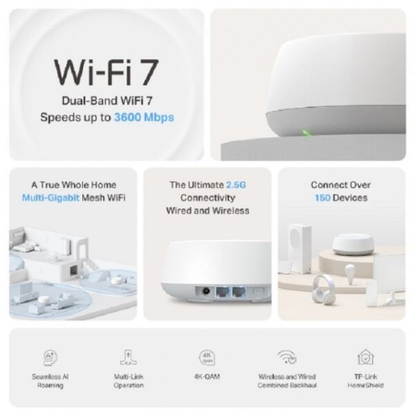 BE3600 Whole Home Mesh WiFi 7 System - Image 3