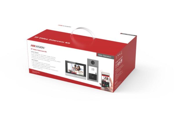 Hikvision DS-KIS604-P(C) IP Video Intercom Kit with 7" Touchscreen - Image 3