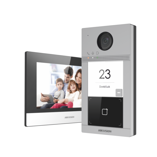 Hikvision DS-KIS604-P(C) IP Video Intercom Kit with 7" Touchscreen