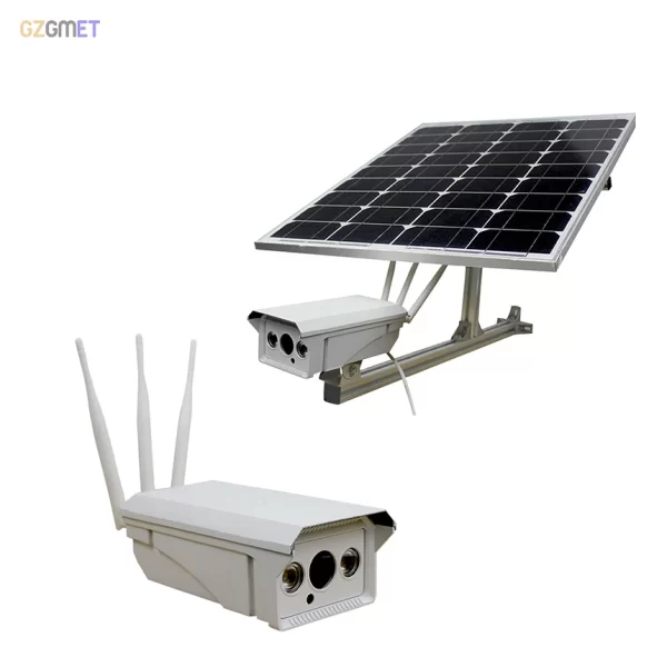 GZGMET 960P 1.3M Solar Power Surveillance Camera Wireless Outdoor Solar Power IP Camera 3G/4G SIM support 64GB TF