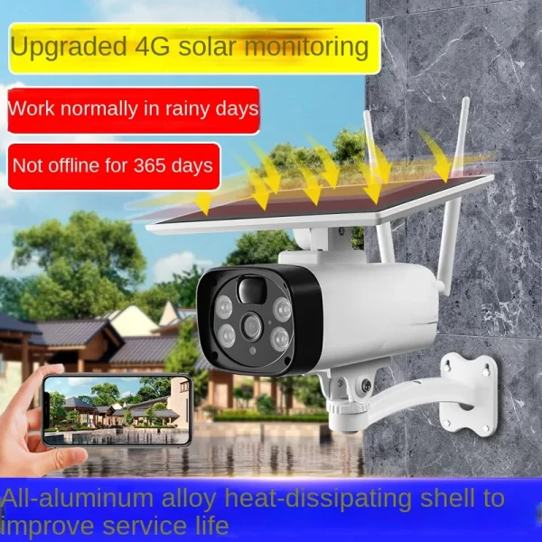 ⁦4G No Electricity No Network Night Vision HD Solar Camera⁩ - الصورة ⁦2⁩