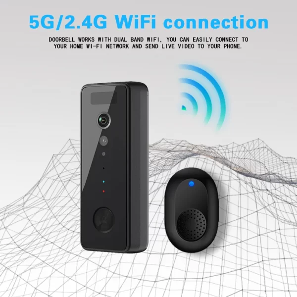 5G 2.4G WiFi Doorbell Camera 1080P Video Intercom Doorbell HD Night Vision PIR Motion Detection Ring Door Bell tuya smart home - Image 4