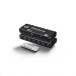 2023 4x2 HDMI Matrix Switch Splitter 4 In 2 Out 2 In 2 Out with SPDIF L/R 3.5mm HDR HDMI-compatible Switch ARC 4K@60Hz for PS5