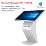 inch 43 Floor Stand Touch Screen Kiosk With IR Touch Windows 10