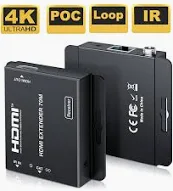 300M IP HDMI Extender over Rj45 cat5e/6 cable HDMI USB KVM Extender Transmitter Receiver Support one to many via Network Switch