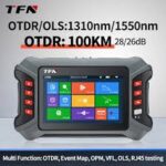 TFN SM Fiber Optic Tester 1310nm/1550nm 28/26dB OPM&VFL Multi Funcion High Precision Optical Time Domain Reflectometer OTDR